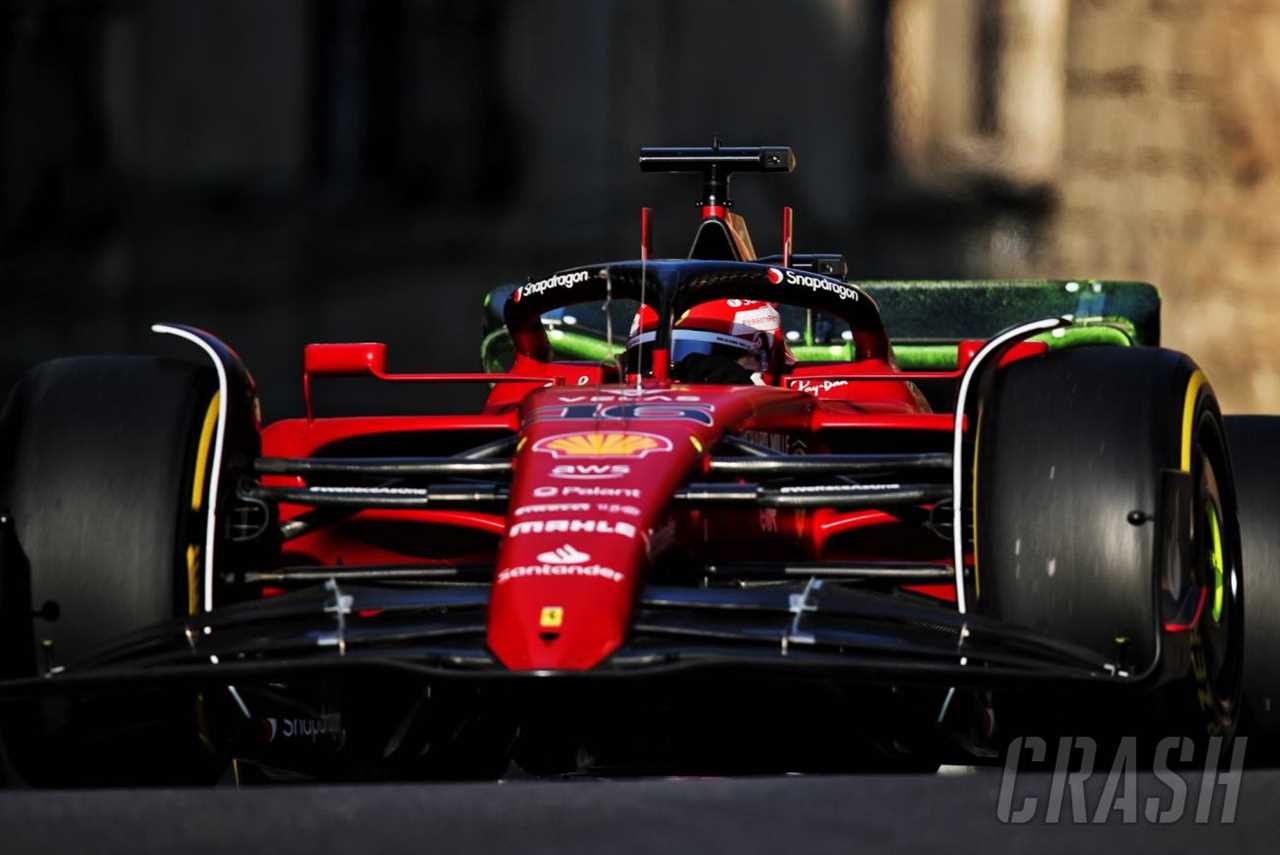 Leclerc puts Ferrari on top in 2nd F1 Azerbaijan GP practice