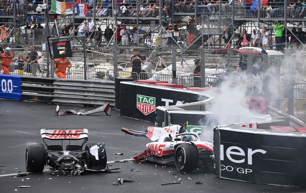 mick schumacher haas crash