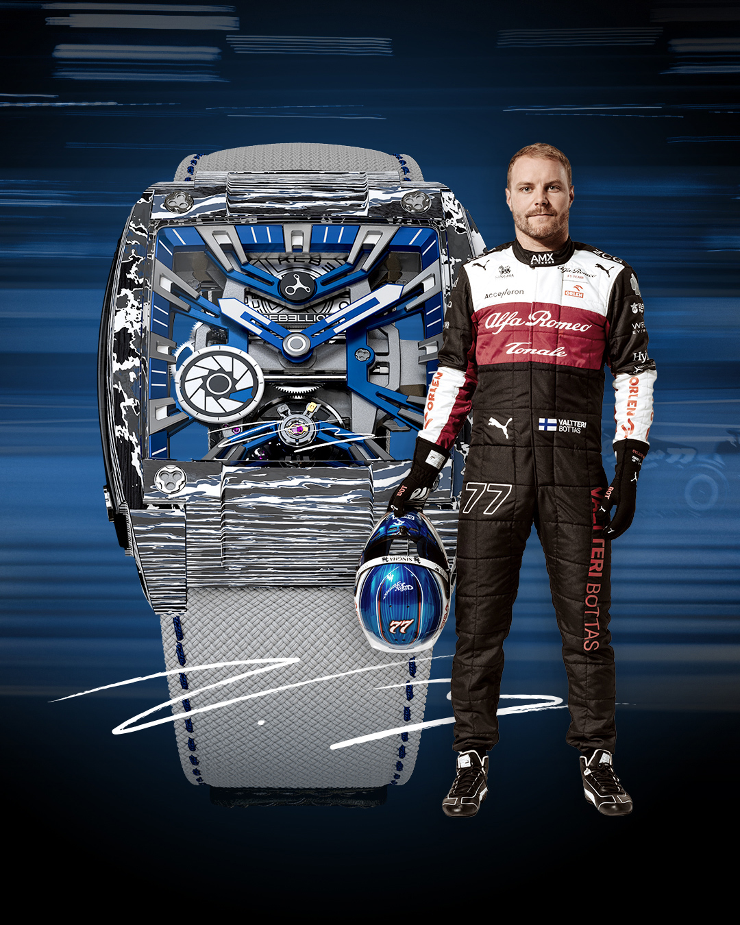 Alfa Romeo’s strong start boosts launch of Rebellion Timepieces Formula 1 watches