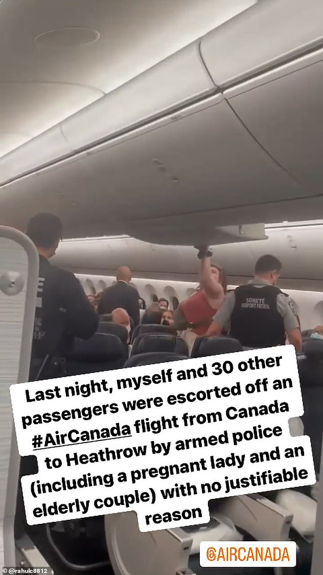 Father-of-three Mr Brailey said he was still feeling 'shocked and disgusted' after they were ejected from the flight, despite having done nothing wrong.  Amongst those escorted off included a pregnant woman, it is reported