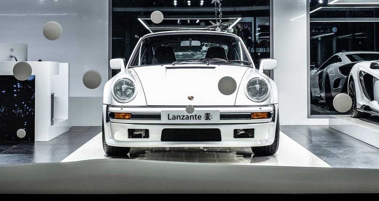 Stunning F1-Powered Road-Legal white Porsche 930 TAG Turbo By Lanzante