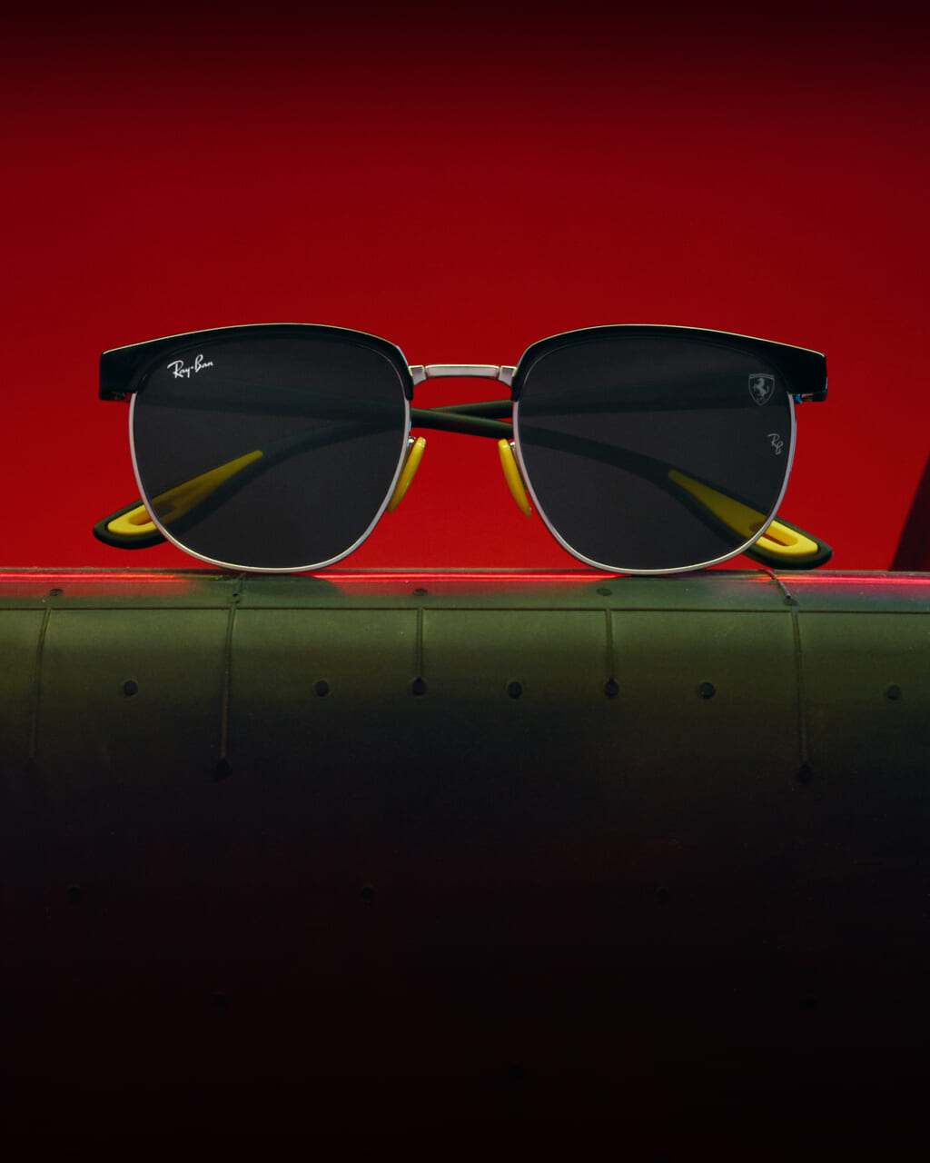 Ray-Ban & Scuderia Ferrari F1 Launch Racy Sunglasses Collab