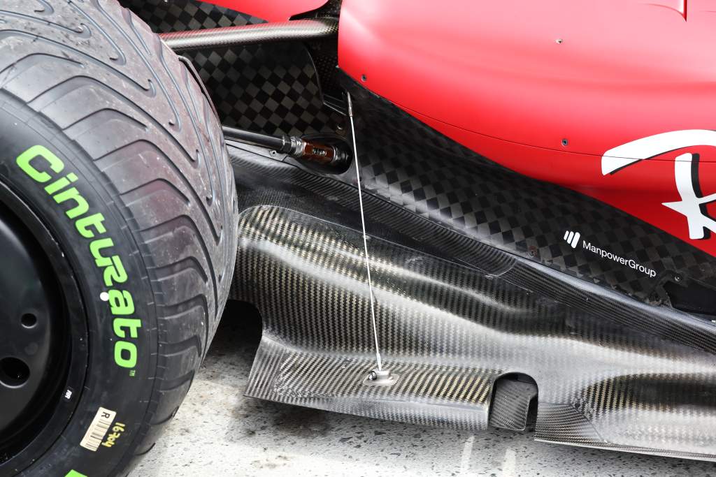 Ferrari F1 close up