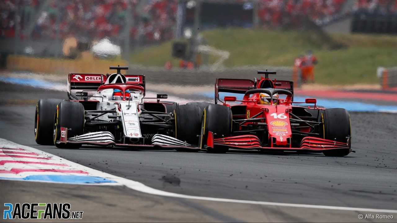 Kimi Raikkonen, Charles Leclerc, Paul Ricard, 2021