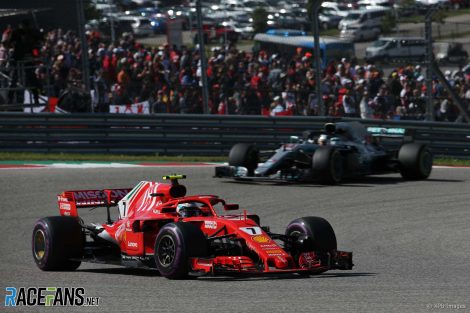 Kimi Raikkonen, Ferrari, Circuit of the Americas, 2018