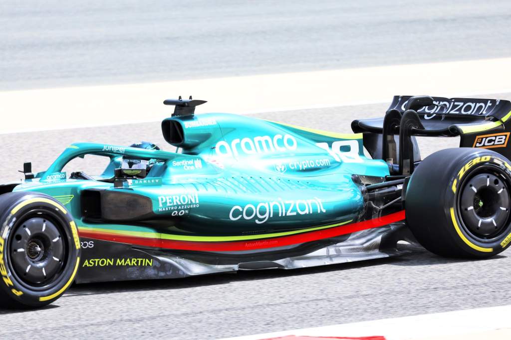 Aston Martin F1 sidepod