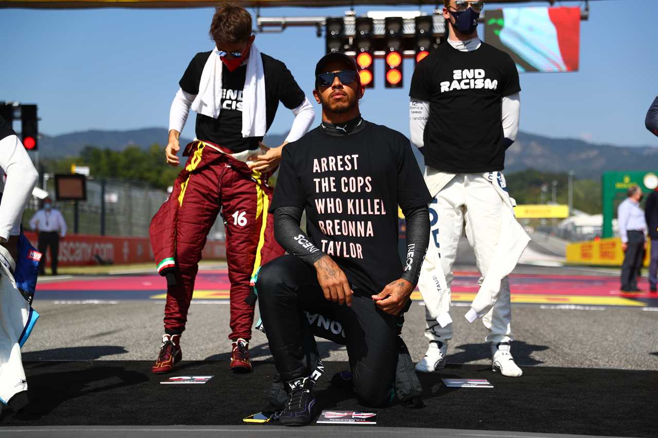 Lewis Hamilton is worried racism issues are not being properly tackled