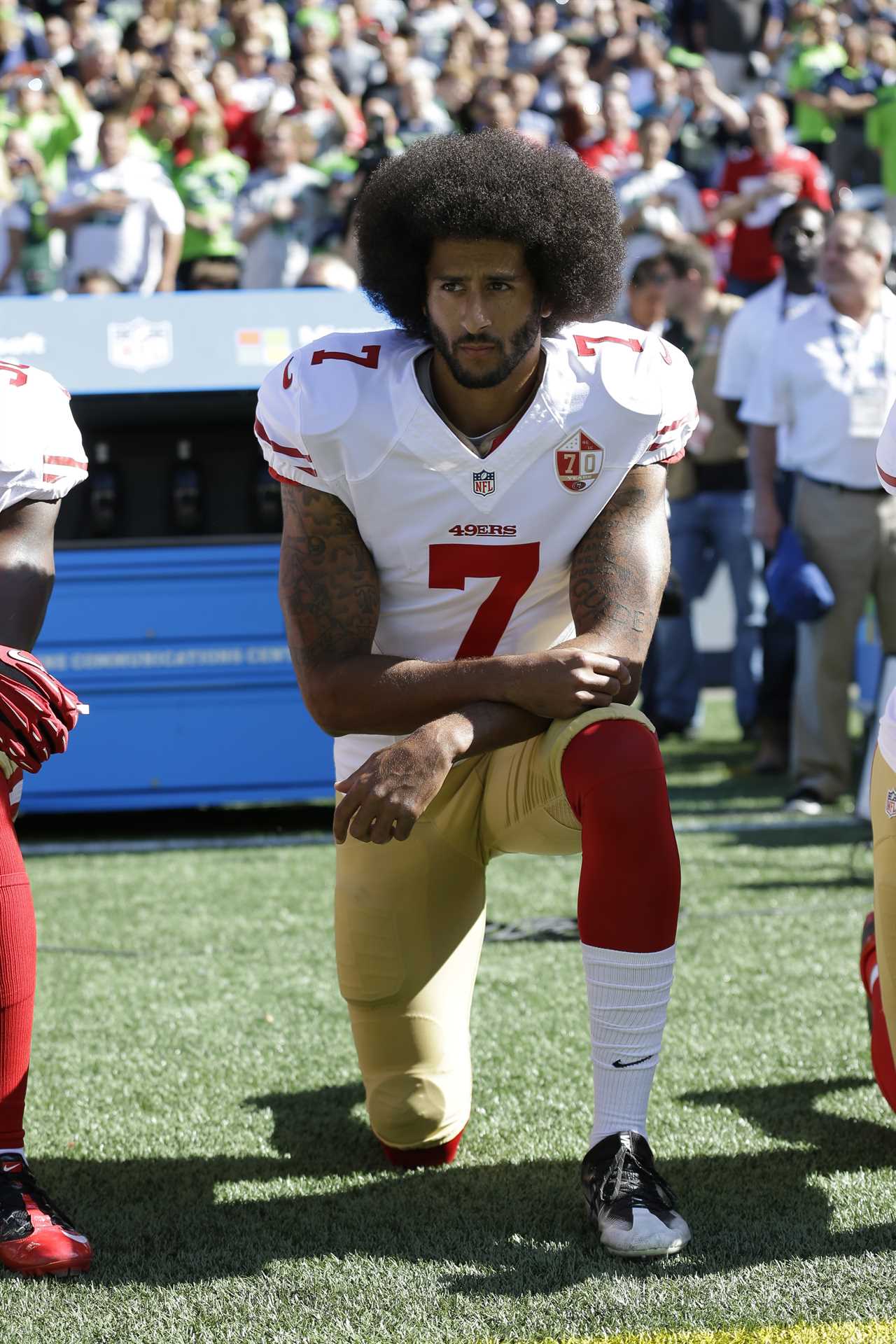 Colin Kaepernick taking the knee was supported by Lewis Hamilton