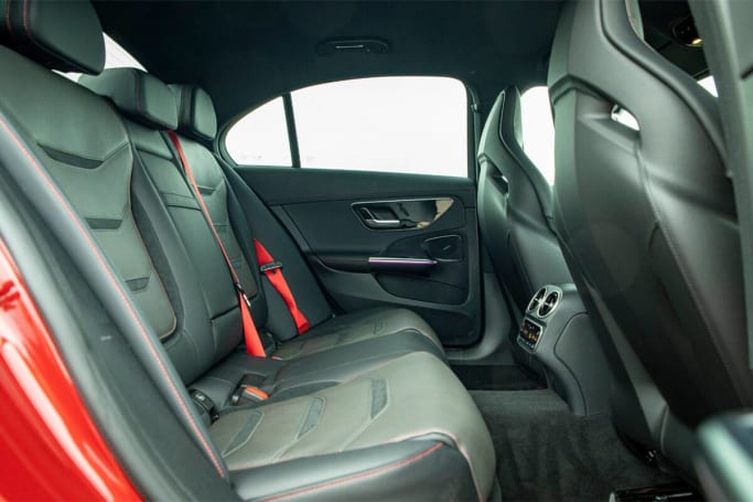 Rear seat passengers score dual adjustable air vents. (image credit: Tom White)