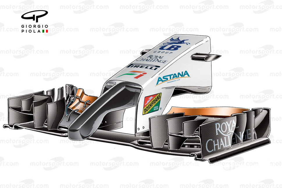 Force India VJM07 nose