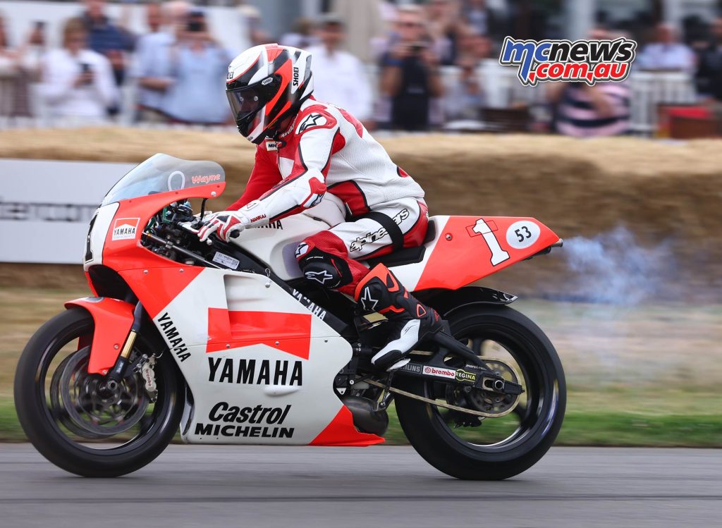 Wayne Rainey rides once more! MotoGP tale on YZR500 at Goodwood