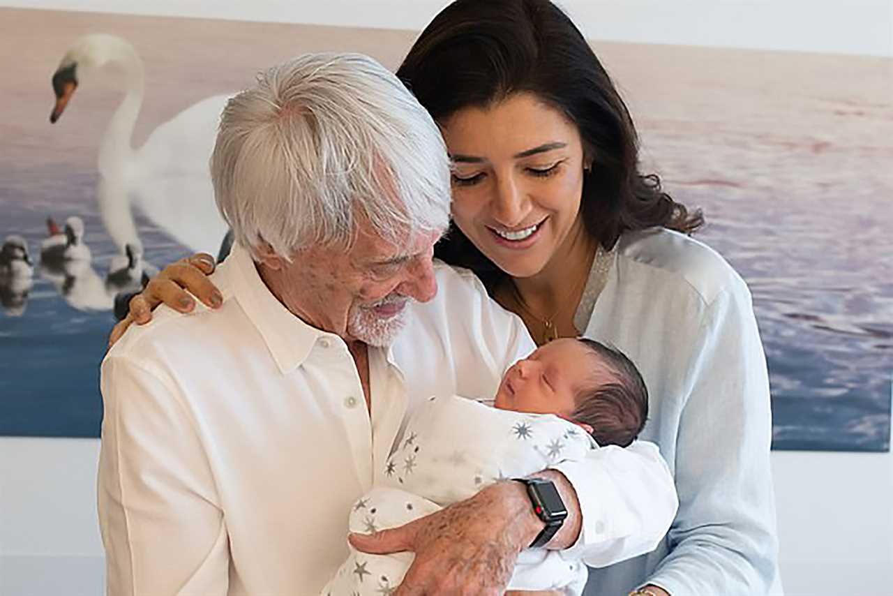 Ecclestone, 91, opens up on being dad to son Ace, 1, as well as gun arrest