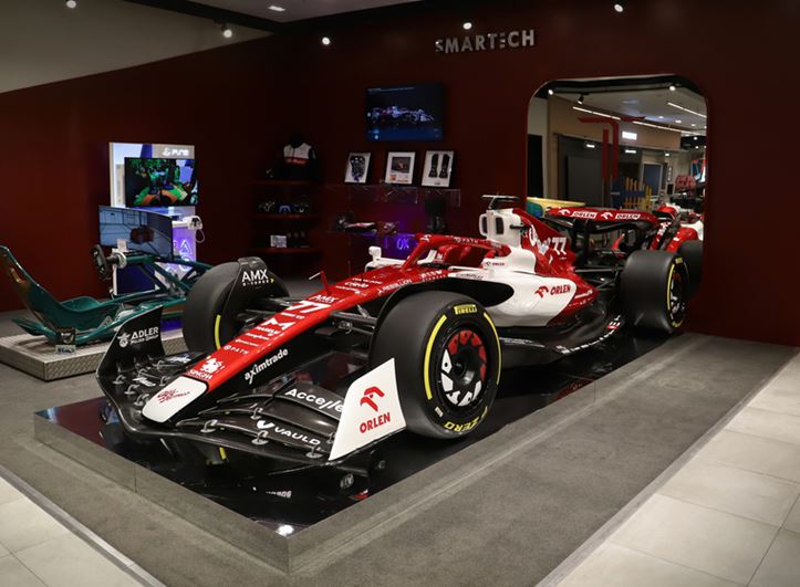 Alfa Romeo F1 Team ORLEN and Smartech launch concept store The Track at Selfridges in London