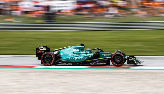 Aston Martin Aramco Cognizant F1 Austrian GP sprint race - will challenge again tomorrow