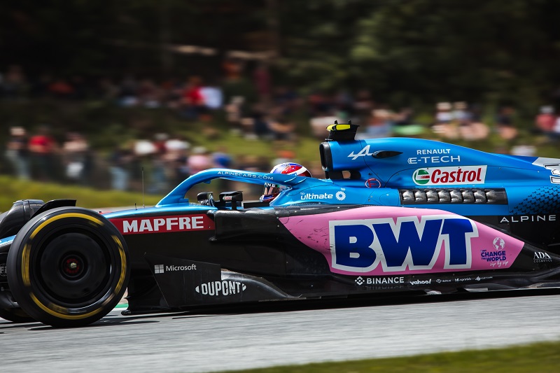 Ocon Sixth in Austria Sprint But Admits: “One more lap today and it could've been a different story”