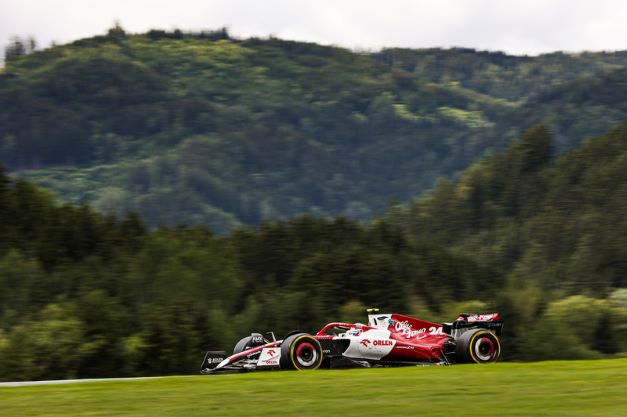 Alfa Romeo F1 Team ORLEN Austria GP sprint race – good pace today