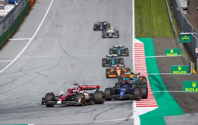 Alfa Romeo F1 Team ORLEN Austria GP sprint race – good pace today