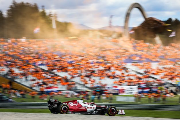 Alfa Romeo F1 Team ORLEN Austria GP sprint race – good pace today