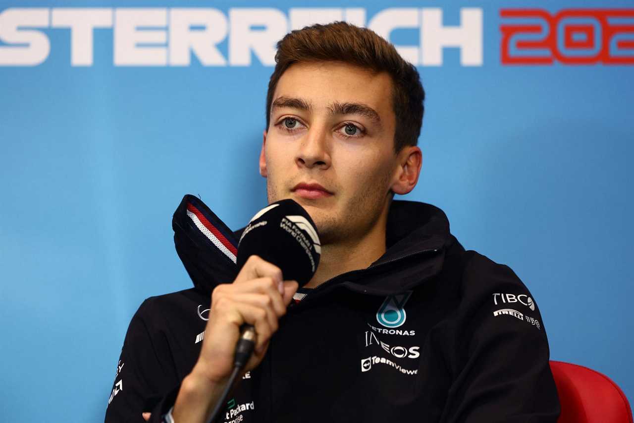 F1 Grand Prix of Austria - Previews - George Russell arrives in Austria.