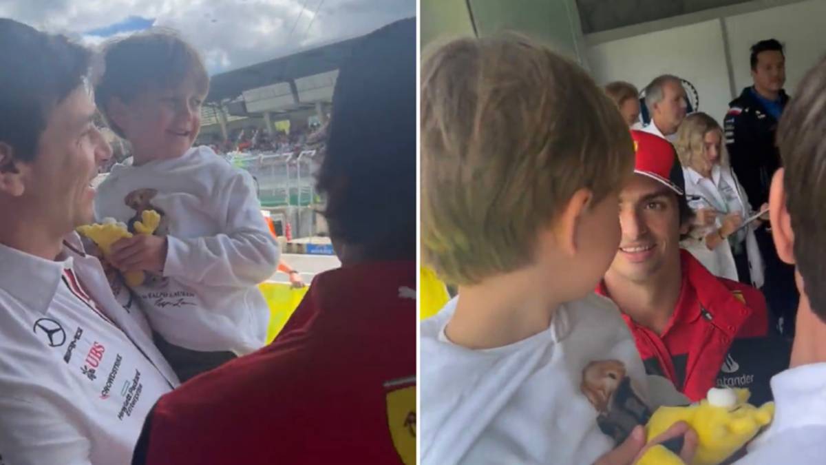 Footage of Toto Wolff's Son Meeting The Formula 1 Drivers Will Make Your Heart Melt