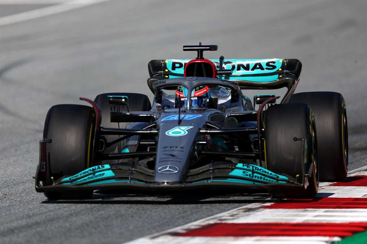 George Russell (63) Mercedes W13, 2022 Austrian GP