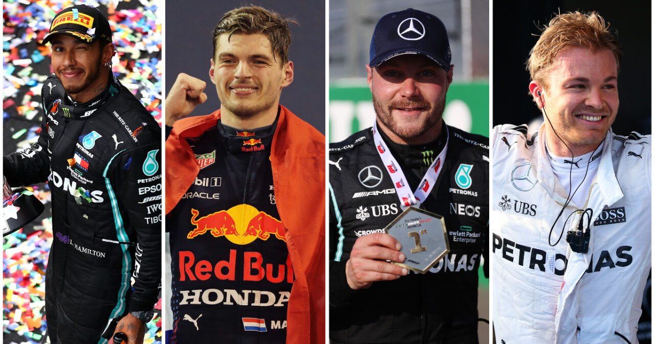 Which F1 driver has the most podiums in the hybrid era?