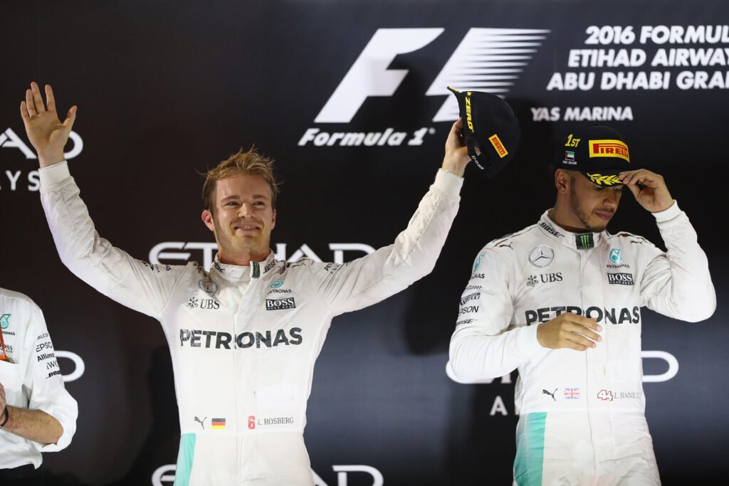 Which F1 driver has the most podiums in the hybrid era?