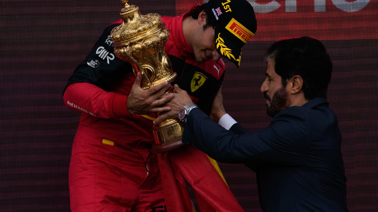 Carlos Sainz takes his first F1 win in Silverstone thriller