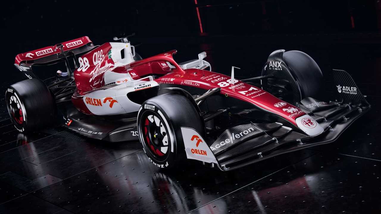 Formula 1: Alfa Romeo reveal eye-catching livery of red and white - the last car on 2022 grid