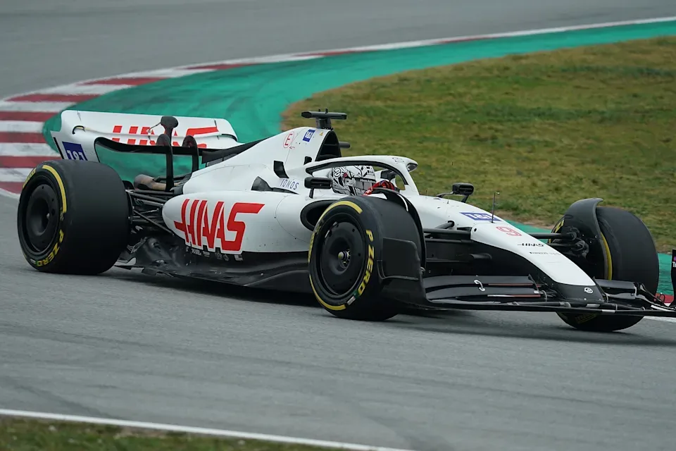 Seen here, Nikita Mazepin in action for Haas before his sacking. 