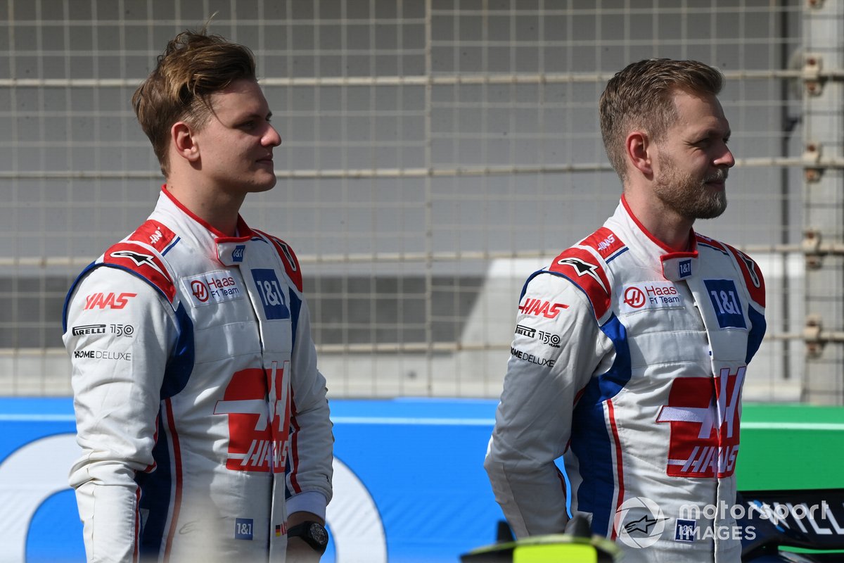 Mick Schumacher, Haas F1 Team Kevin Magnussen, Haas F1 Team 