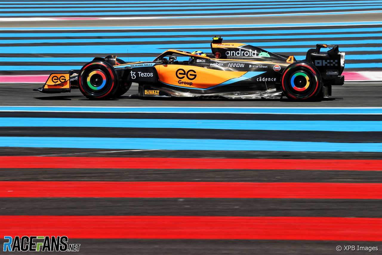 Lando Norris, McLaren, Paul Ricard, 2022