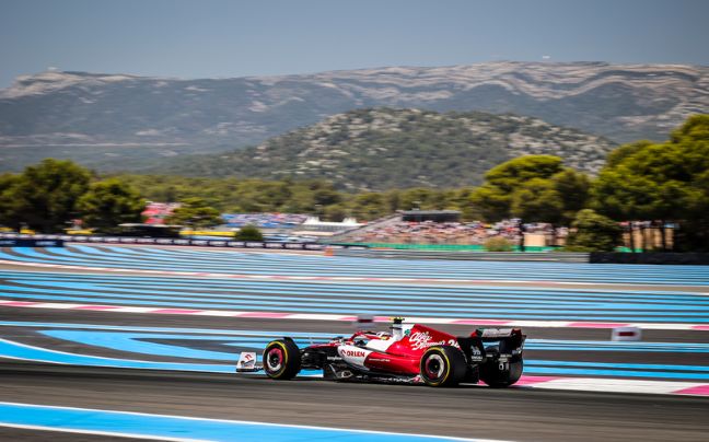 Alfa Romeo F1 Team ORLEN French GP practice -Busy day at Le Castellet