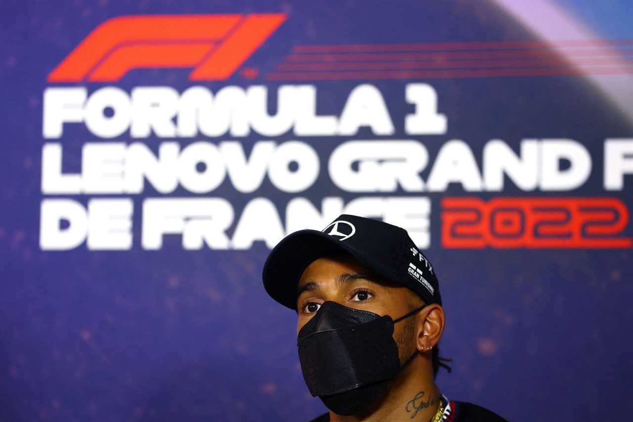 Lewis Hamilton at the 2022 F1 Grand Prix of France - Previews