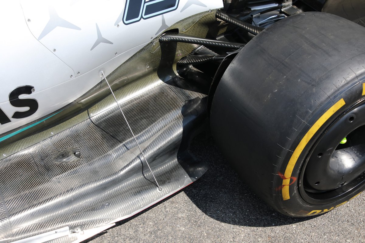 Mercedes W13 rear detail