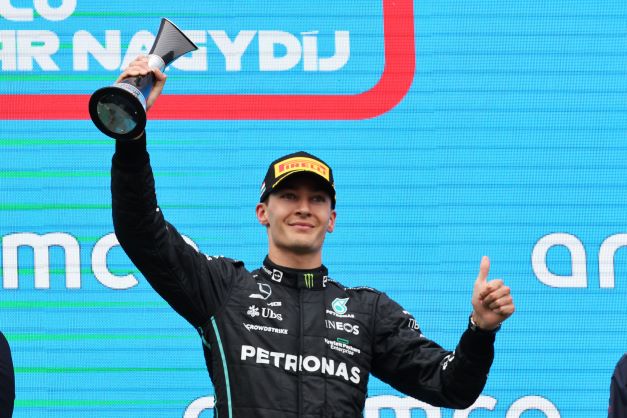 Mercedes AMG Petronas F1 Hungarian GP race – exhilarating double podium