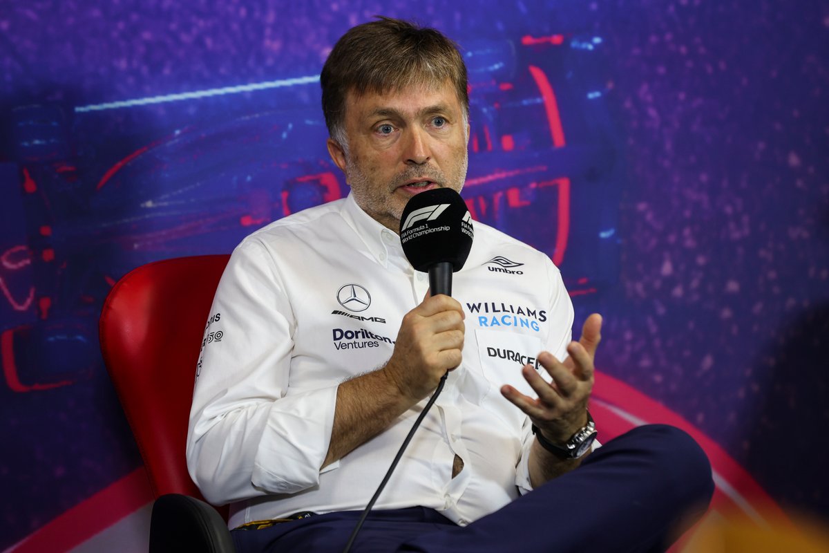Jost Capito, CEO, Williams Racing, in the team principals Press Conference