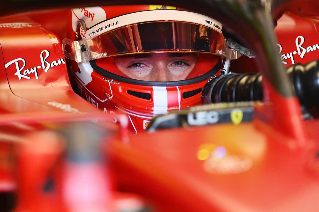 Charles Leclerc during practice ahead of the F1 Grand Prix of Hungary at Hungaroring on July 29, 2022, in Budapest, Hungary (Photo by Dan Mullan/Getty Images)