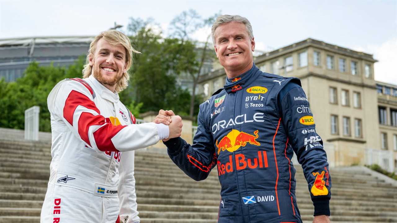 David Coulthard takes RB Leipzig star Emil Forsberg for a spin : PlanetF1