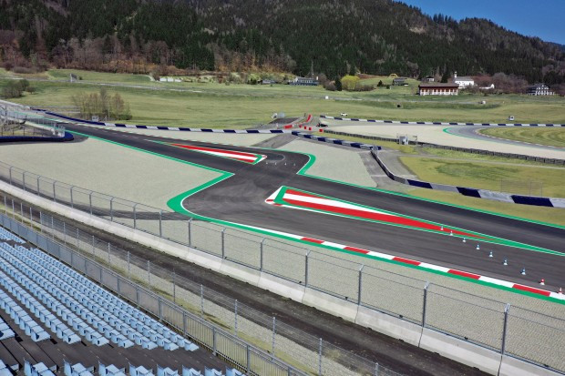 Another rendering of the new chicane installed between Turns One and Three at Red Bull Ring.  Photo courtesy Red Bull Ring.