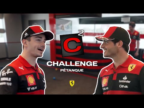 C² Challenge - Pétanque with Carlos Sainz, Charles Leclerc and Antonio Giovinazzi