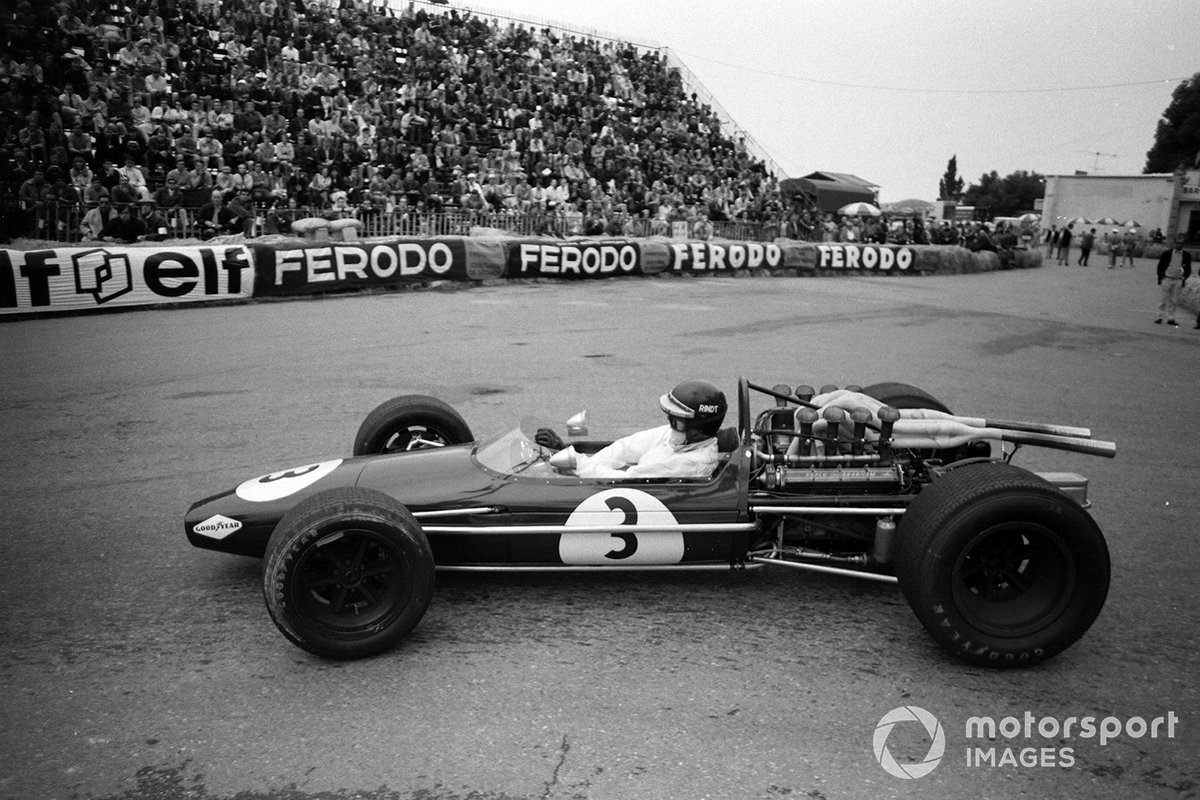 Rindt showed his pace and potential despite poor finishing record of Brabham BT24 in 1968