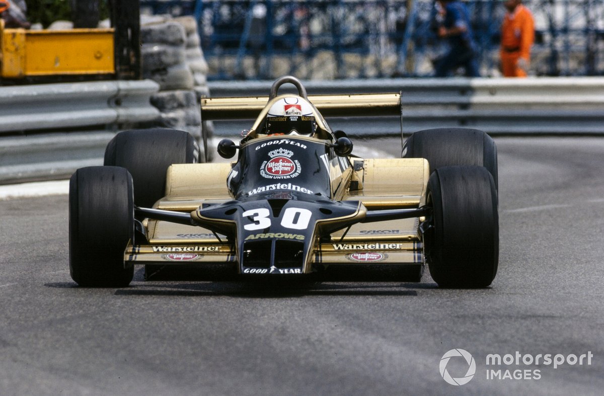 Mass took his first of three points finished in 1979 with Arrows at Monaco in the last appearance for the old A1