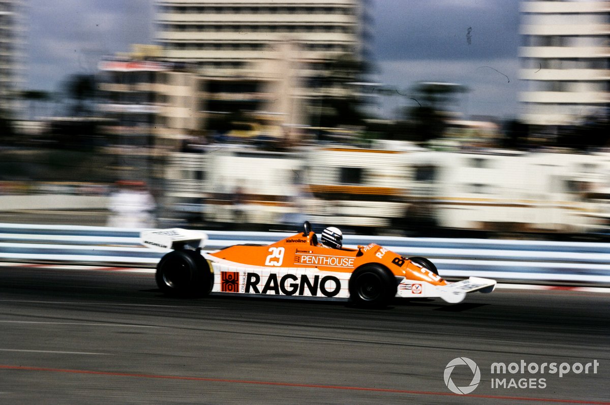 Patrese scored the one and only Arrows pole in 1981 at Long Beach, where the car let him down in the race