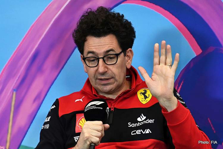 2JGC297 Spielberg, Austria.  9th July, 2022. Mattia Binotto (ITA, Scuderia Ferrari), F1 Grand Prix of Austria at Red Bull Ring on July 9, 2022 in Spielberg, Austria.  (Photo by Mark Sutton/Motorsport Images/DPPI via HIGH TWO) Credit: dpa/Alamy Live News