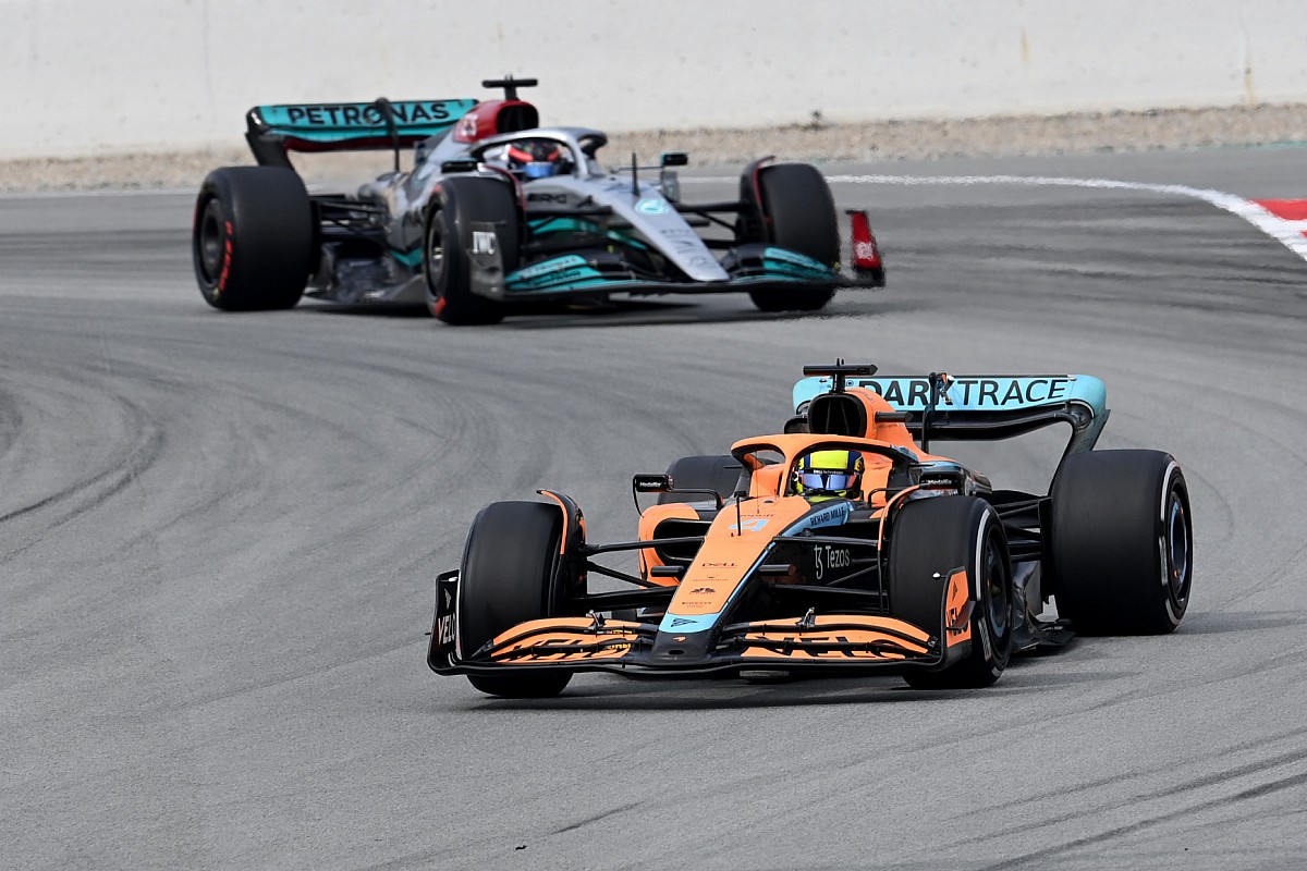 Mercedes and Red Bull "a little bit ahead" of McLaren