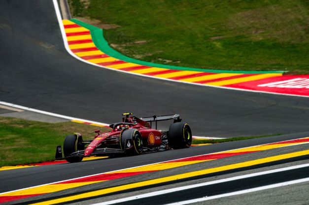 Scuderia Ferrari F1 Belgian GP qualifying - Carlos Sainz starts from pole