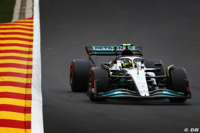 Mercedes F1 at the relaunch in Zandvoort