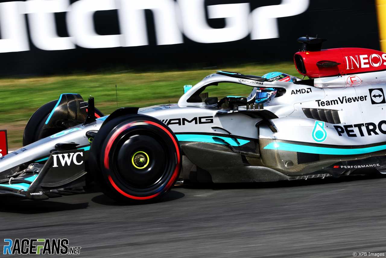 George Russell, Mercedes, Spa-Francorchamps, 2022