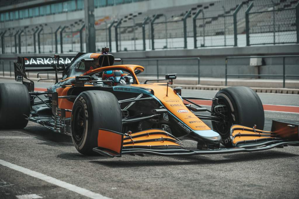 Colton Herta McLaren F1 test